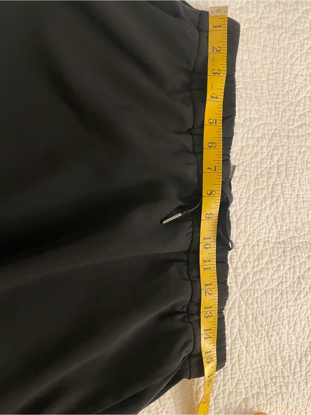 Lululemon On the Fly Skirt Black Drawstring Size 12 Stlye LW8A87S - Picture 6 of 8